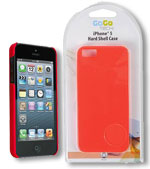 GoGo Tech iPhone 5 Hard Shell Case, Red