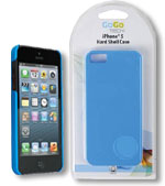 GoGo Tech iPhone 5 Hard Shell Case, Blue